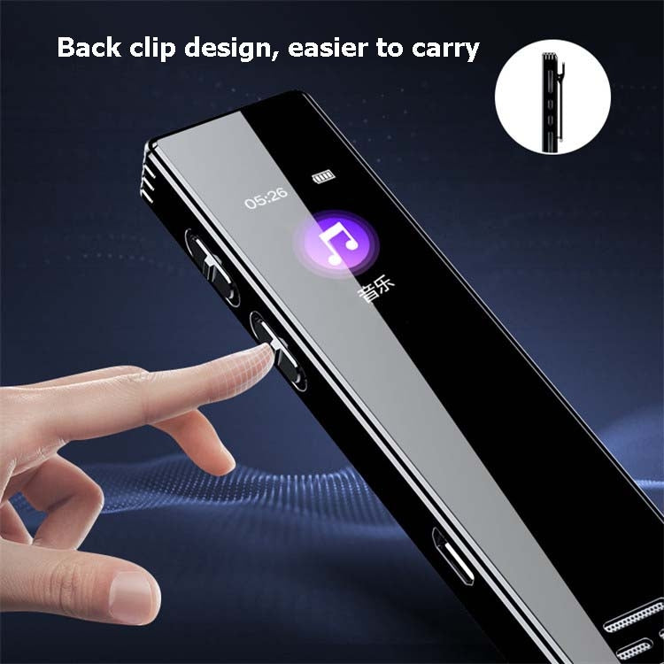 MROBO A10 Professional Voice Recorder HD Noise Reduction Student MP3 Color Screen Player