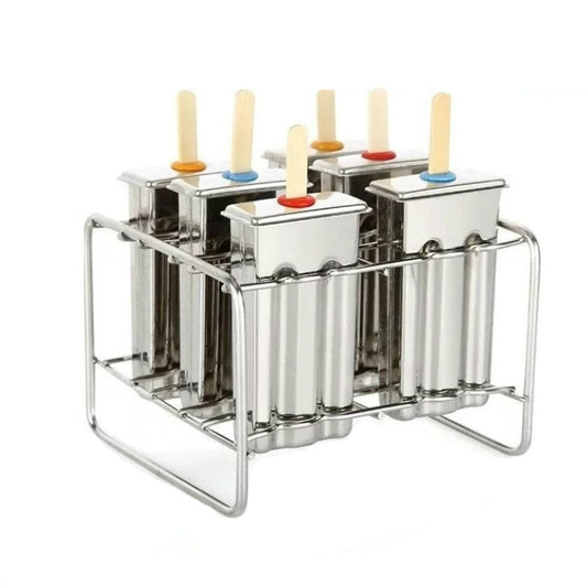 Stainless Steel DIY Ice Cream Mold Household Popsicle Ice Cream Mold