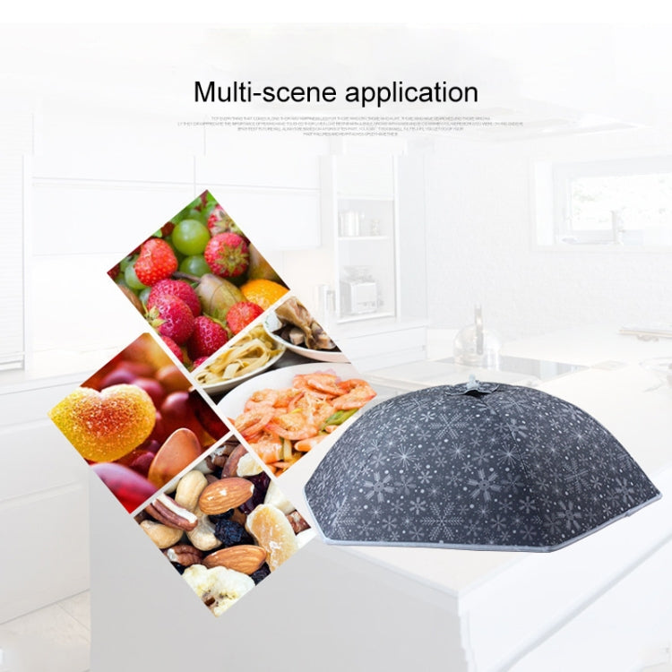 Snowflake Pattern Insulation Rice Cover Restaurant Anti-mosquito & Insect-proof Household Dish Cover