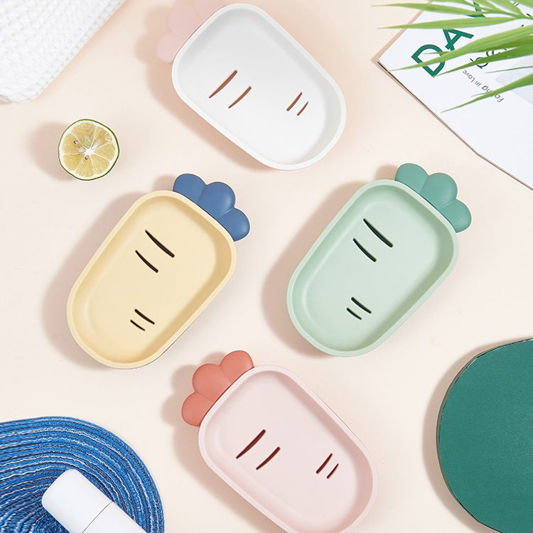 3 PCS Creative Cute Drain Double-layer Household Toilet Soap Box with Lid Soap Holder