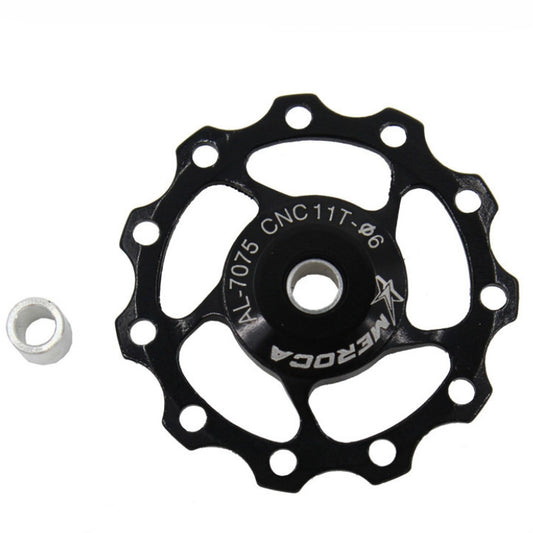 MEROCA Metal Bearings Mountain Bike Road Bike Rear Derailleur Guide Wheel 11T/13T Guide Wheel