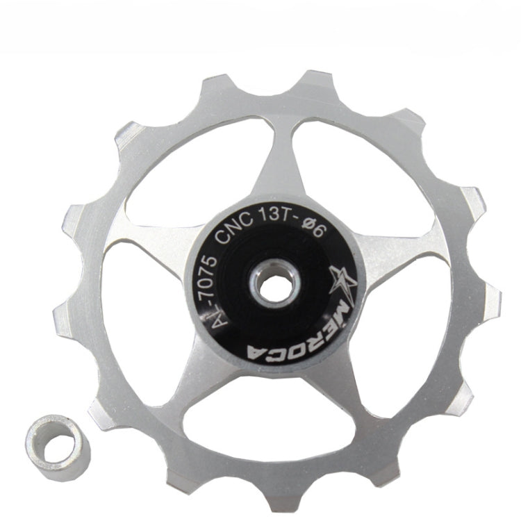 MEROCA Metal Bearings Mountain Bike Road Bike Rear Derailleur Guide Wheel 11T/13T Guide Wheel