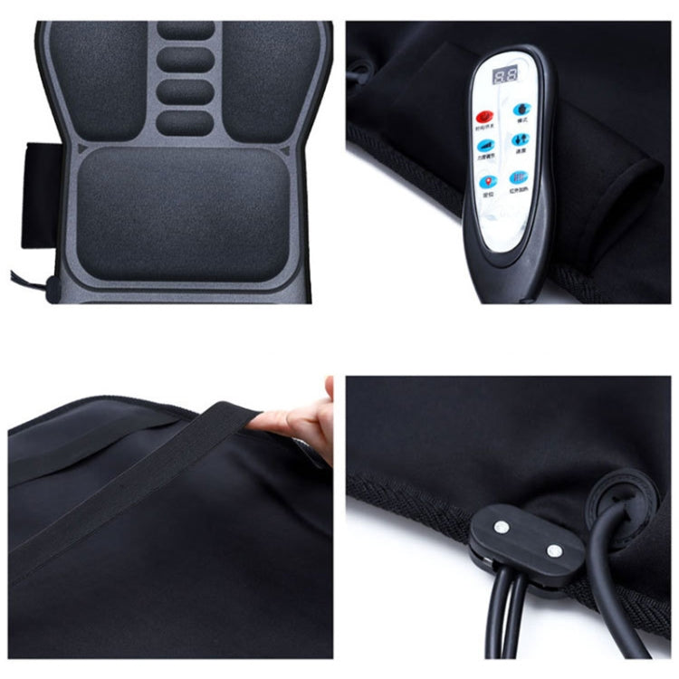 YJ-308 Car Massager Cervical Spine Neck Waist Car Home Heating Whole Body Multifunctional Massage Mat