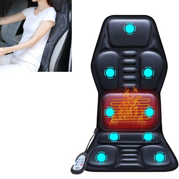 YJ-308 Car Massager Cervical Spine Neck Waist Car Home Heating Whole Body Multifunctional Massage Mat