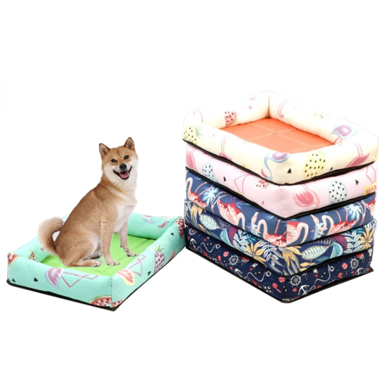 Summer Pet Non-removable Side Dog Mat Pet Bed