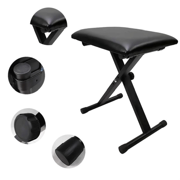 X-shaped Liftable Folding Bench for Musical Instruments