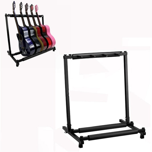 Foldable Long Metal Guitar Display Stand Shelf