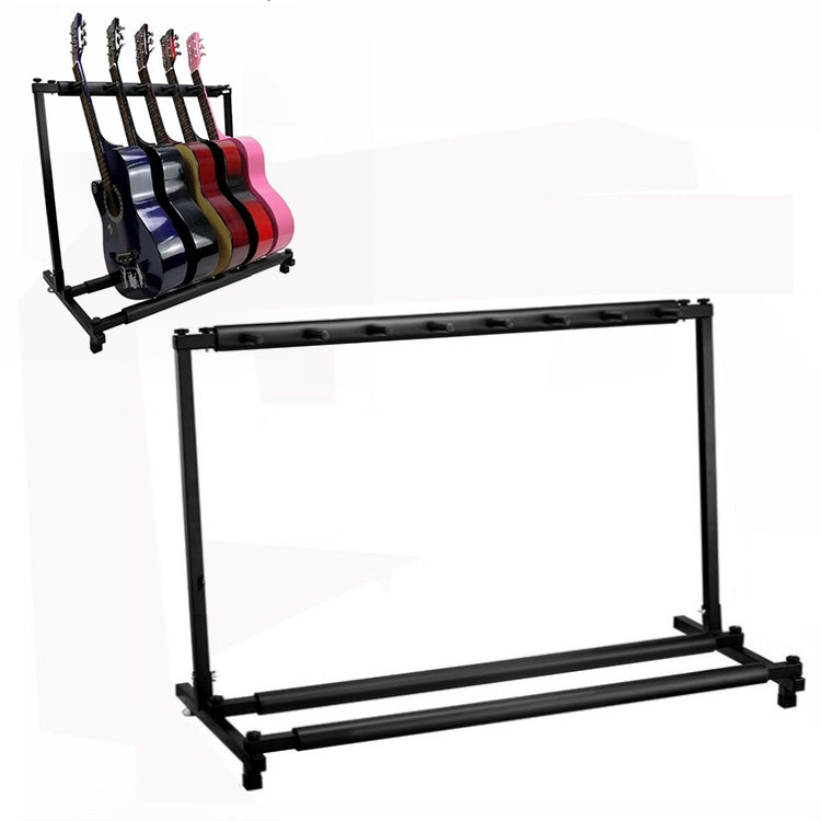 Foldable Long Metal Guitar Display Stand Shelf