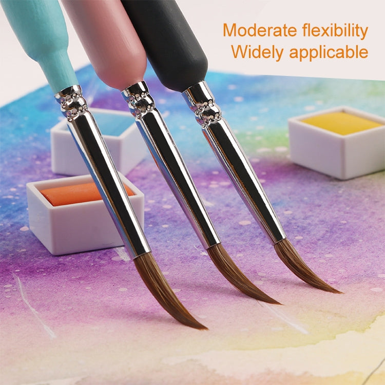 WeiZhuang Hook Line Pen Painting Hand-painted Watercolor Wolf Mint Hook Line Pen Painting Stroke Thin Line Brush