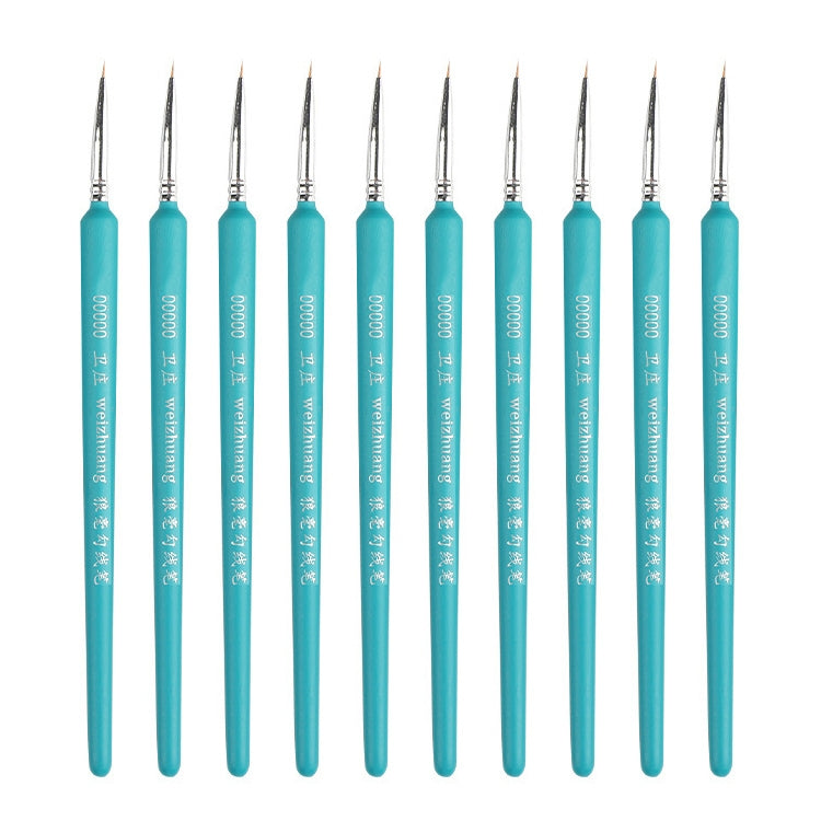 WeiZhuang Hook Line Pen Painting Hand-painted Watercolor Wolf Mint Hook Line Pen Painting Stroke Thin Line Brush