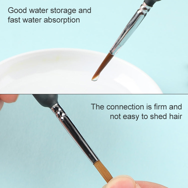 WeiZhuang Hook Line Pen Painting Hand-painted Watercolor Wolf Mint Hook Line Pen Painting Stroke Thin Line Brush