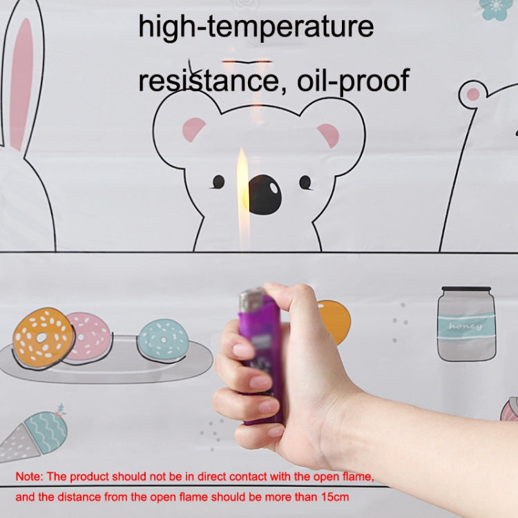 5 PCS Kitchen Cabinet Stove Range Hood Oil-Proof Self-Adhesive Sticker