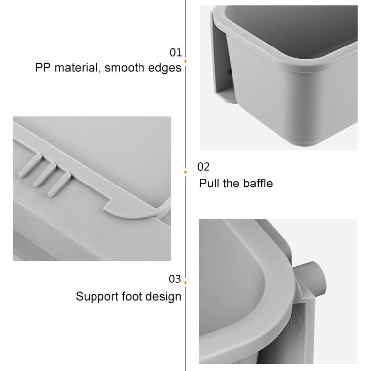 Wall-mounted Drawer Type Kitchen Spice Rack Perforation-free Household Cabinets & Kitchenware Storage Rack