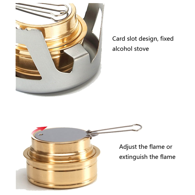Outdoor Camping Alcohol Stove Vaporized Liquid Alcohol Atove Mini Alcohol Stove Portable Creative Alcohol Stove