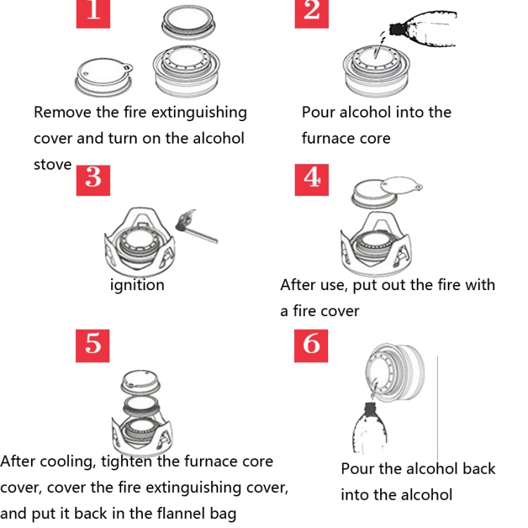 Outdoor Camping Alcohol Stove Vaporized Liquid Alcohol Atove Mini Alcohol Stove Portable Creative Alcohol Stove