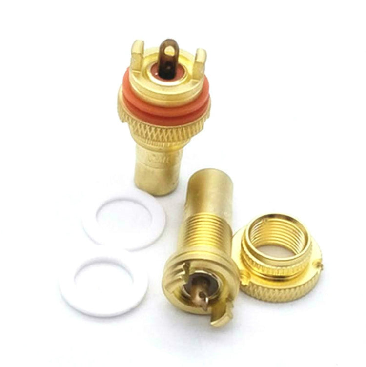 4 PCS CMC Copper RCA Female Audio Power Amplifier AV Audio Lotus Socket Terminal