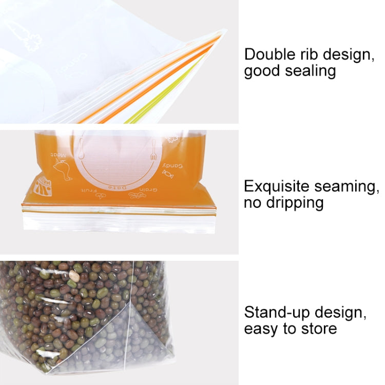 Sealed Bag Fresh Food Packaging Bag Household Thickened Refrigerator Storage Plastic Bag