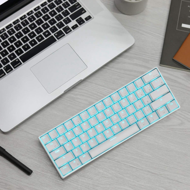 RK61 61 Keys Bluetooth / Wireless Dual Modes Tablet Mobile Gaming Mechanical Keyboard, Cable Length: 1.5m
