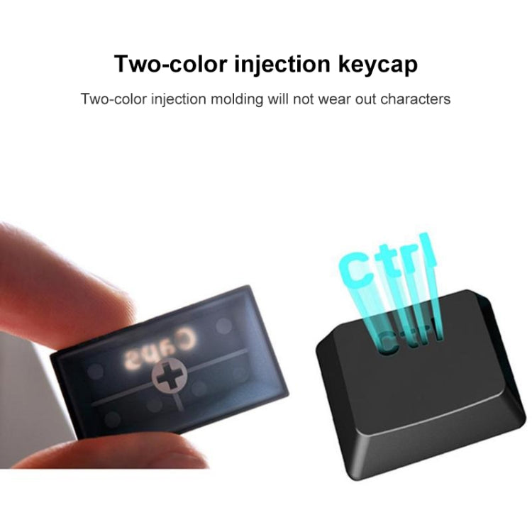 RK61 61 Keys Bluetooth / Wireless Dual Modes Tablet Mobile Gaming Mechanical Keyboard, Cable Length: 1.5m