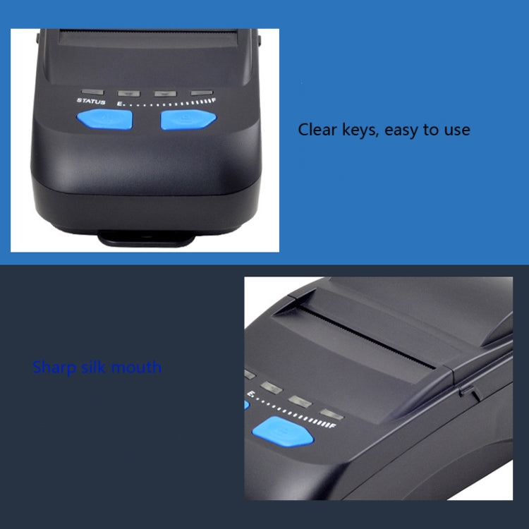 Xprinter XP-P300 Bluetooth Thermal Printer Portable 58mm Small Receipt Printer, CN Plug