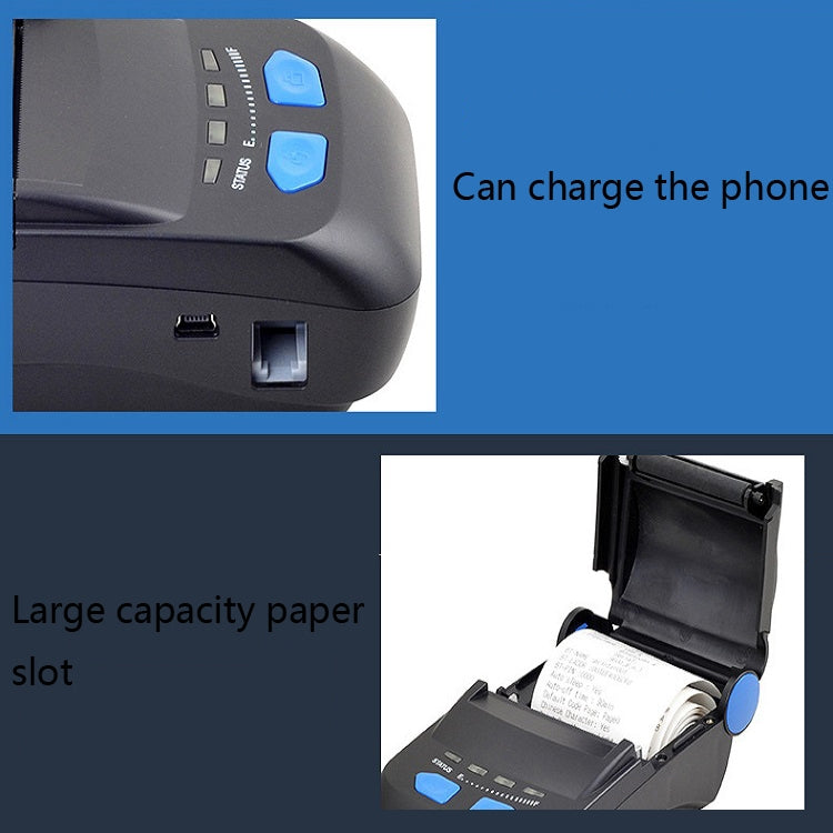 Xprinter XP-P300 Bluetooth Thermal Printer Portable 58mm Small Receipt Printer, CN Plug