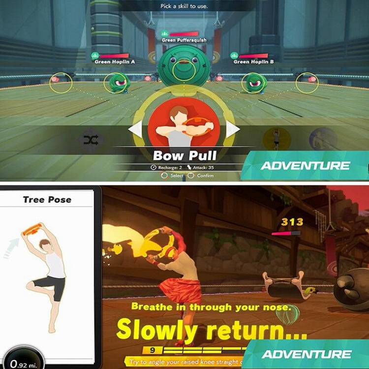 Game Fitness Ring Sports Fitness Ring + Leg Strap For Nintendo NS