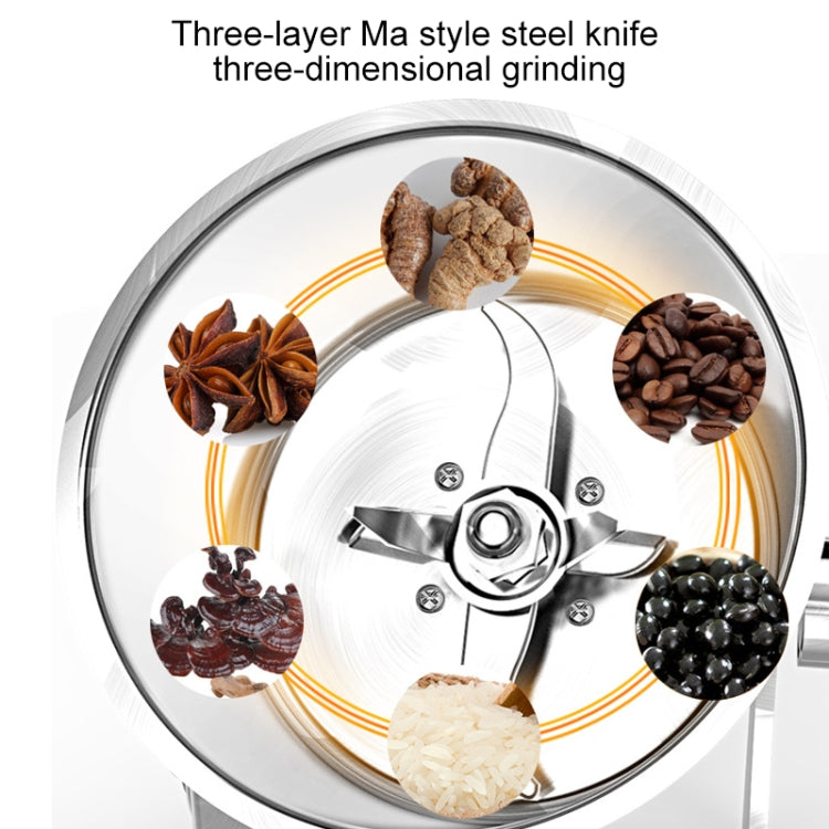 Swinging Medicinal Material Powdering Machine Small Pharmacy Medicine Grinding Machine EU Plug