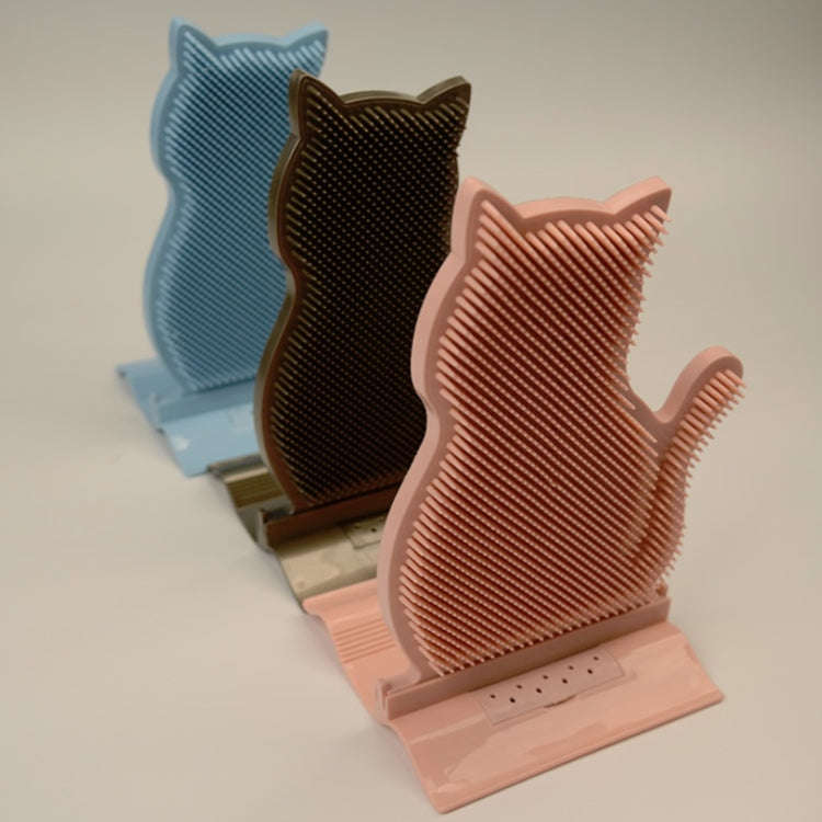 Fixed Door Seam Cat Rubbing Device Anti-itching & Hair Removal Massage Brush Pet Supplies