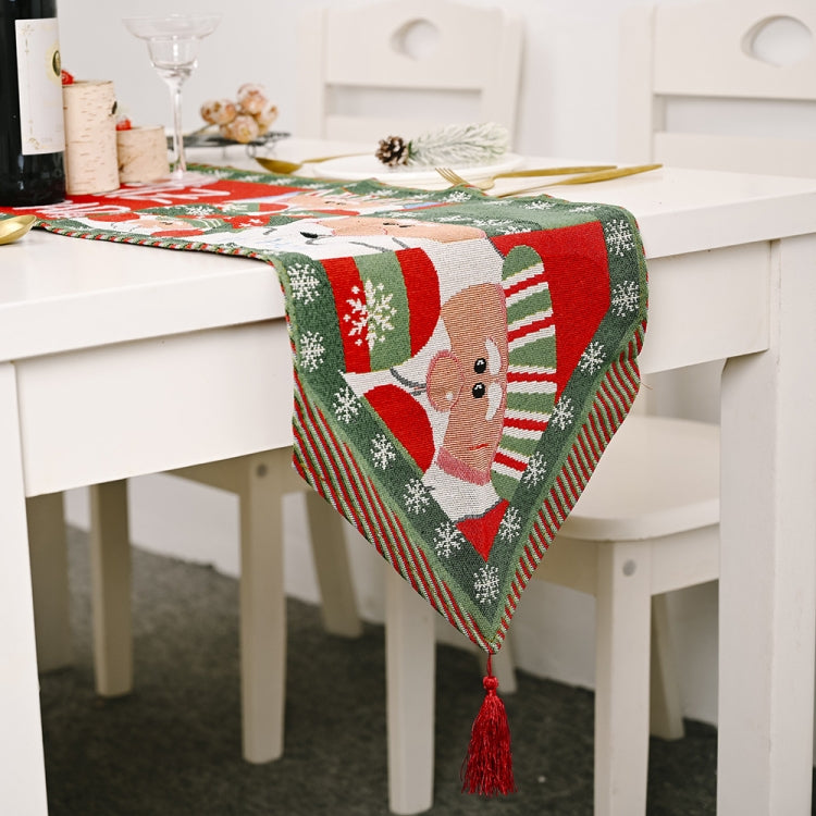 Creative Christmas Home Decoration Items Knitted Tablecloth Dining Table