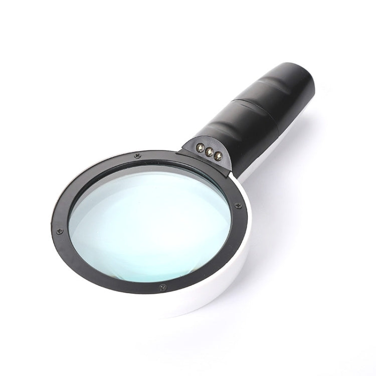 Handheld High-definition Lens with LED Light Reading and Maintenance Magnifying Glass for the Elderly