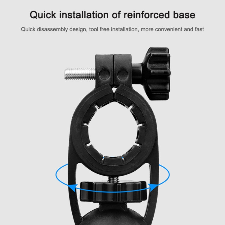 Electric Bicycle Mobile Phone Holder Can Be Rotated 360-degree Mobile Phone Holder Four-way Adjustment Bracket for Motorcycle