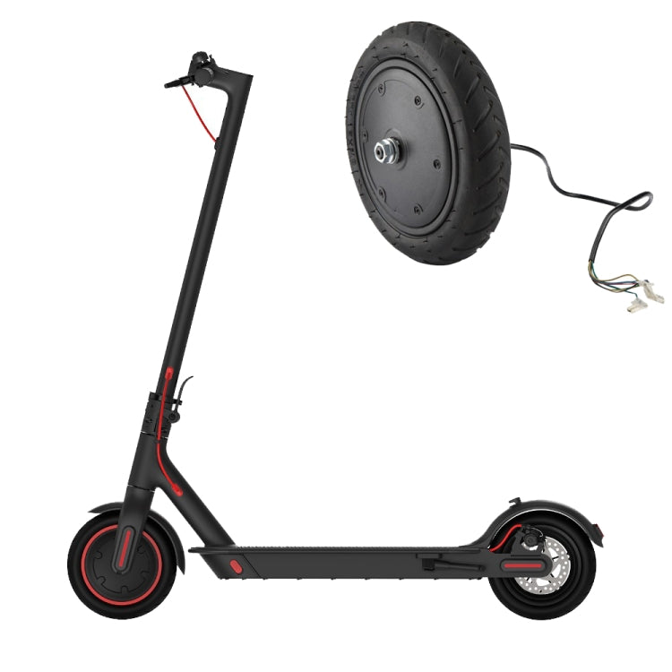 250W 36V Scooter Motor Drive Wheel Motor Pneumatic Tire