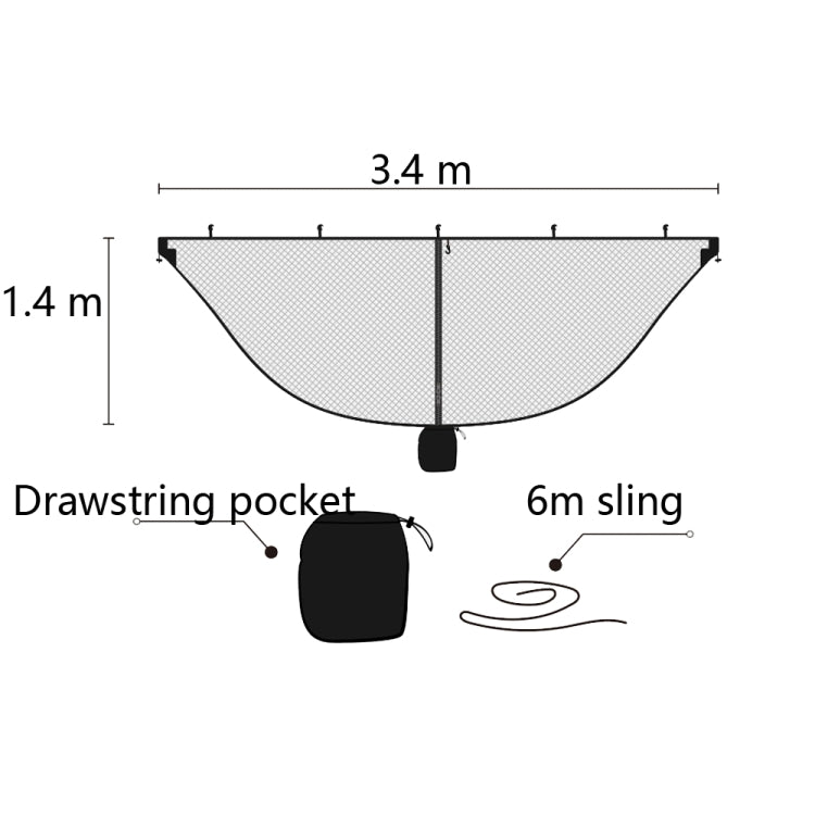 Separate Hammock Mosquito Net Outdoor Hammock Mosquito Cover And Not Include Hammock