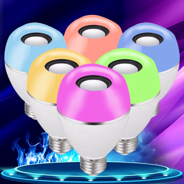 E27 LED Music Bulb Smart Colorful Remote Control Wake Up Light