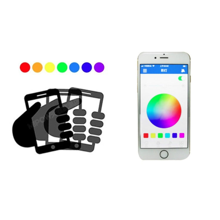 E27 LED Music Bulb Smart Colorful Remote Control Wake Up Light