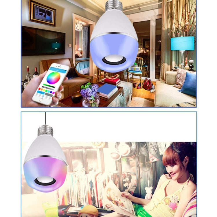 E27 LED Music Bulb Smart Colorful Remote Control Wake Up Light