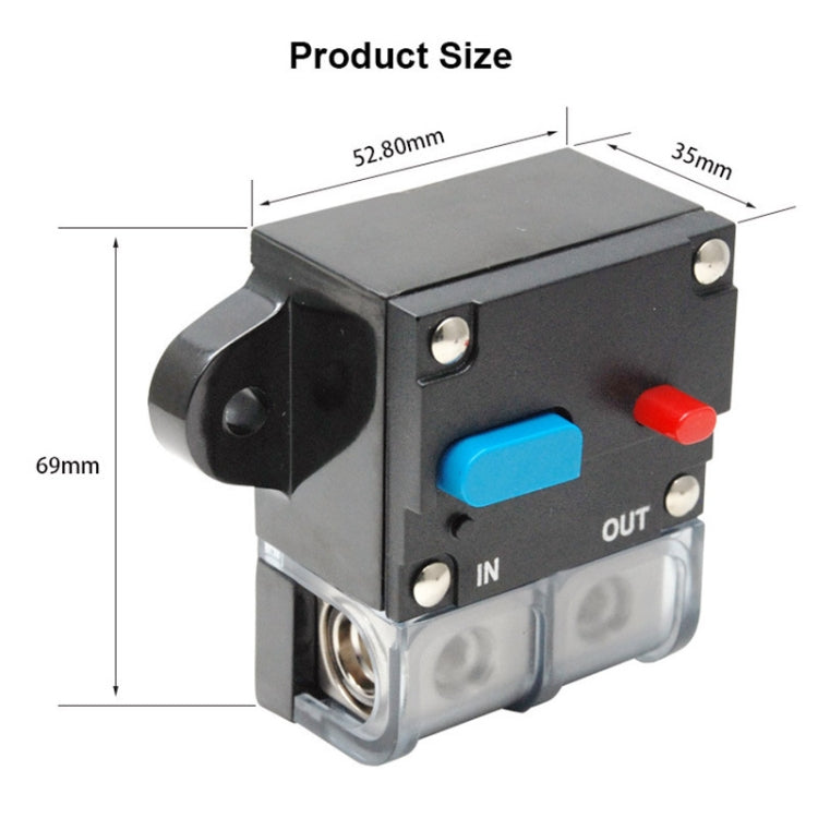 Auto Circuit Breaker Car Audio Fuse Holder Power Insurance Automatic Switch