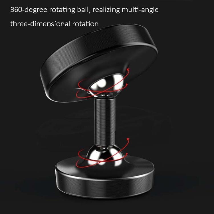 Car Phone Holder Alloy Magnetic Universal Dual Ball Rotating Car Phone Holder,