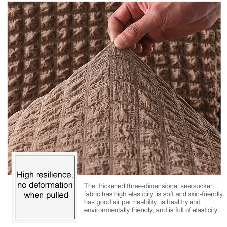 Bubble Skirt Chair Cover Household Elastic Universal One-piece  Seat Stool Cover Fabric Grid Chair Cover