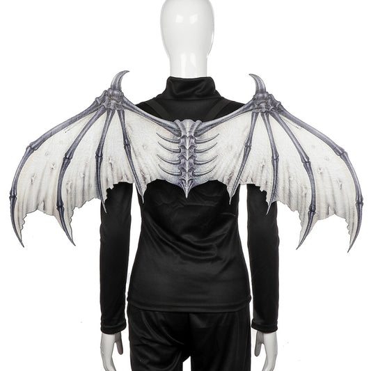 Halloween Carnival Party Props Creative Foldable Non-woven Fabric Devil Bone Wings