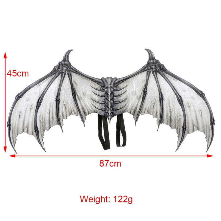 Halloween Carnival Party Props Creative Foldable Non-woven Fabric Devil Bone Wings