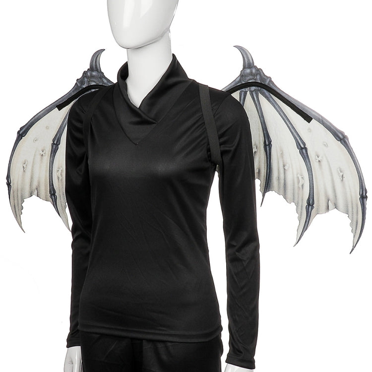Halloween Carnival Party Props Creative Foldable Non-woven Fabric Devil Bone Wings