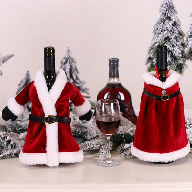 Christmas Red Wine Bottle Cover Wine Bottle Decoration Creative Wine Bag