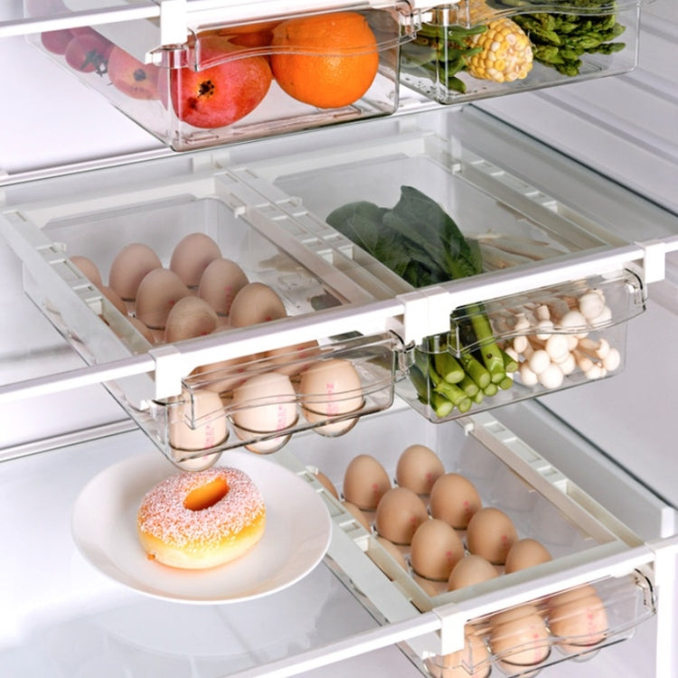 Refrigerator Storage Box Drawer Type Square Household Multifunctional Food Preservation Box