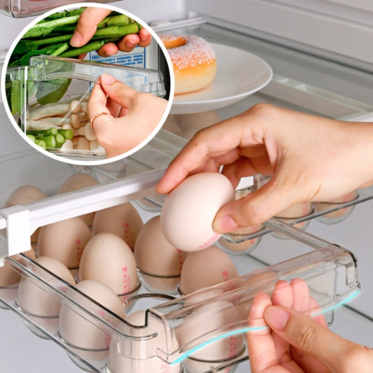 Refrigerator Storage Box Drawer Type Square Household Multifunctional Food Preservation Box