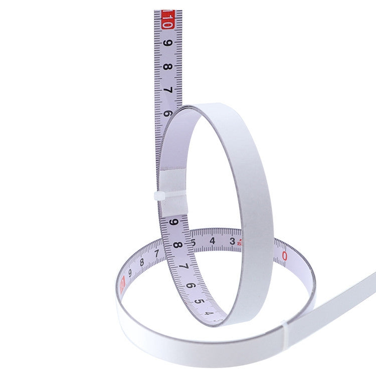 Sticky Scale Steel Ruler with Glue Scale Tape Measure Self-adhesive Ruler