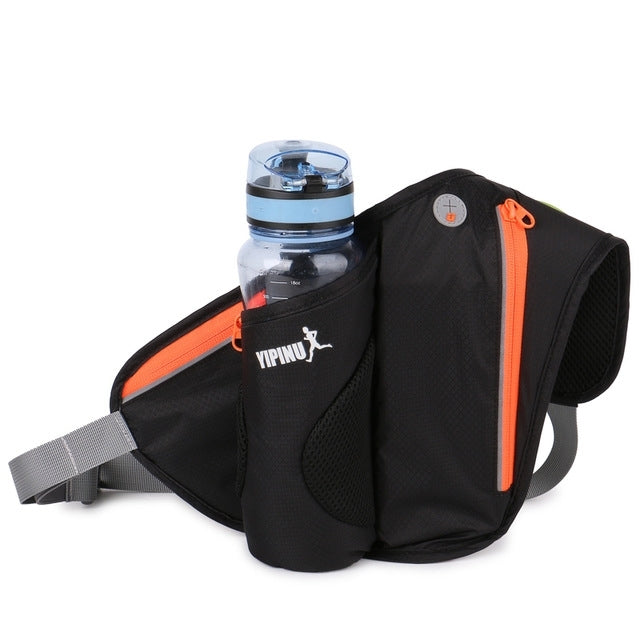 Multifunctional Outdoor Sports Water Bottle Running Waist for Men Women As Fanny Pack Bum Bag