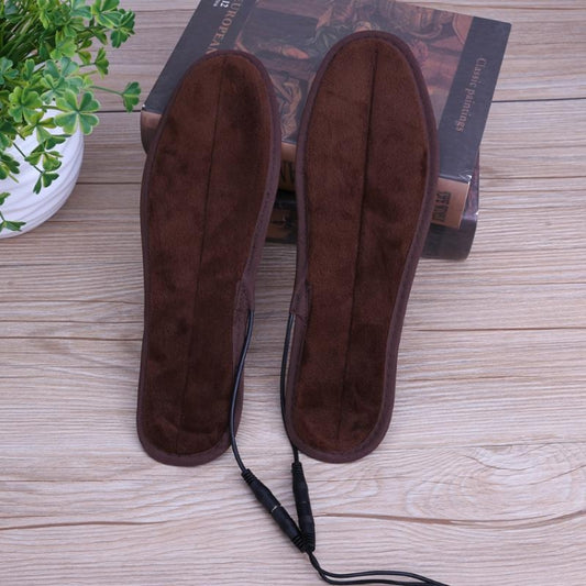 2 Pairs USB Shoe Dryer Electric Insoles Shoe Winter Keep Warm Heated Insole for Shoes Boot
