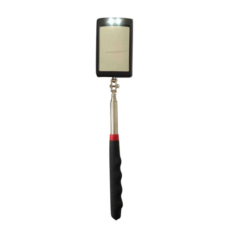 LED Work Light Inspection Mirror Extending Car Chassis Angle View Automotive Telescopic Detection Tool For Car Repair