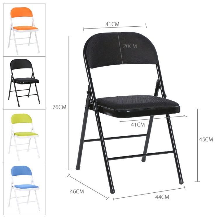 Portable Folding Metal Conference Chair Office Computer Chair Leisure Home Outdoor Chair
